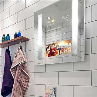 BathSelect Hotel Wall Mount Android Smart Mirror With HD Television