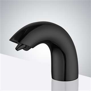 Automatic Deck Mount Matte Black Finish Commercial Sensor Soap Dispenser