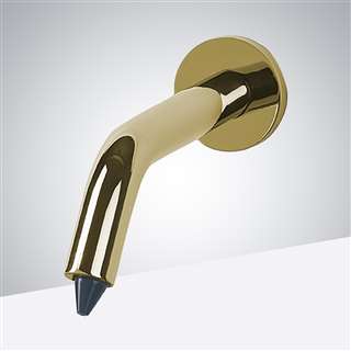 Naples Commercial Wall Mount Shiny Gold Finish Motion Sensor Soap Dispenser