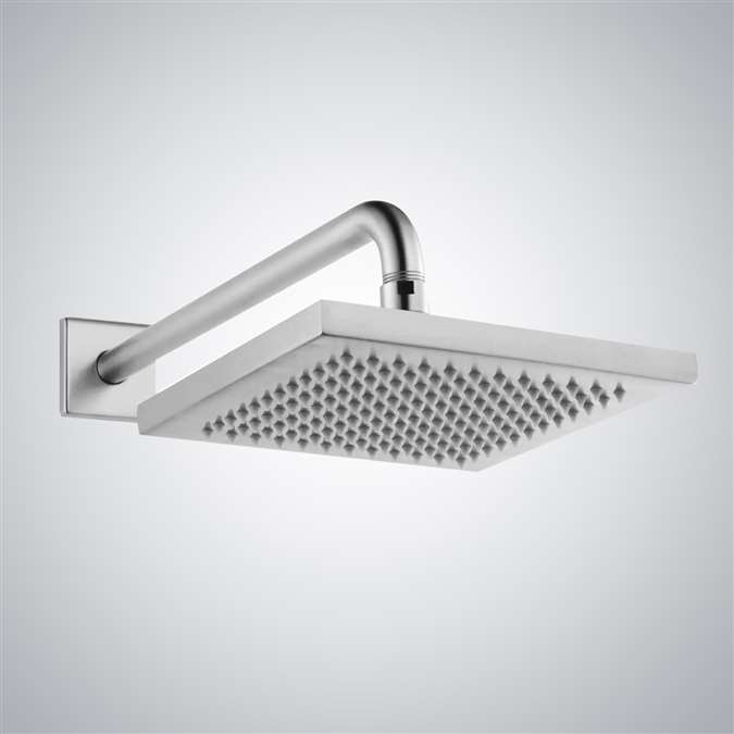 Reno Contemporary Style Stainless Steel Square Rain Shower Head