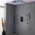 BathSelect Royal Shower System With LCD Digital Mixer And Adjustable Body Jets