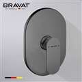 Bravat Single Handle Wall Mount Shower Valve Mixer In Dark Oil Rubbed Bronze Finish