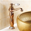 Verona Hotel Rose Gold Finish Bathroom Faucet