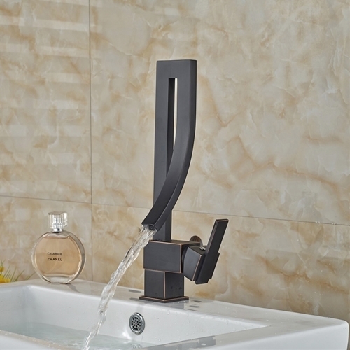 Hospitality Oil Rubbed Bronze Designer Single Lever Bathroom Sink Faucet