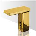 Gold Plated Contemporary touchless bathroom faucets