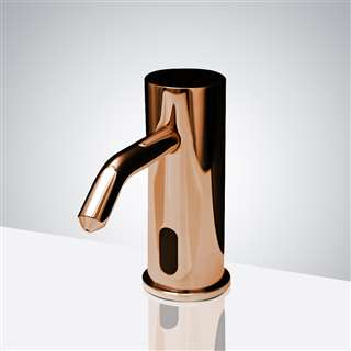 Bathselect Stainless Steel Rose Gold Commercial high quality  Soap dispenser