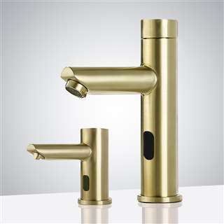 hands free automatic commercial bathroom sink faucets sensor faucets and Soap Dispenser for lavatory