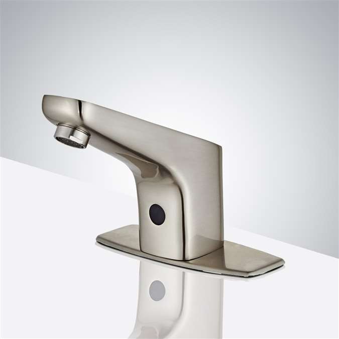 Bathselect Brushed Nickel Commercial Automatic Motion Sensor Faucet
