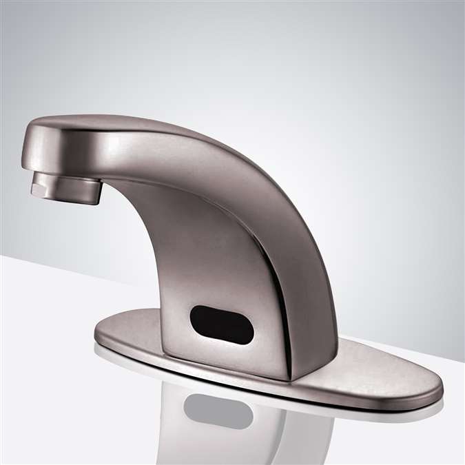 Salina Brushed Nickel Commercial Automatic Touchless Sink Faucet