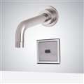 Fontana Commercial Wall Mount Brushed Nickel Automatic Motion Sensor Faucet