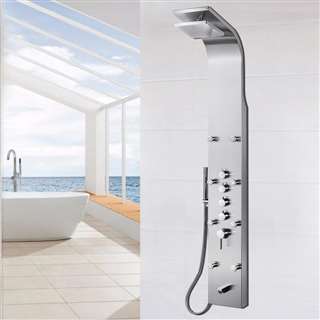 Shower Panel System in Stainless Steel