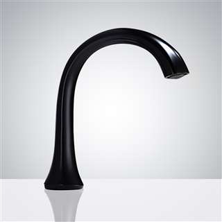 BathSelect Matte Black Finish Commercial Automatic Touchless Sensor Faucet