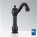 BathSelect The Queen in Matte Black Finish Commercial Motion Sensor Faucet