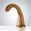 Bathselect Venice Antique Gold Finish Brass Commercial Touchless Motion Sensor Faucet