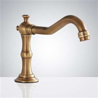 Bathselect Antique Brass Commercial Touchless Automatic Sensor Faucet