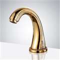 BathSelect Polished Gold Finish Commercial Motion Sensor Faucet