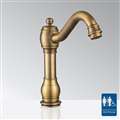 BathSelect The Queen Gold Brass Finish Commercial Motion Sensor Faucet
