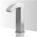 Contemporary touchless bathroom faucets brushed nickel