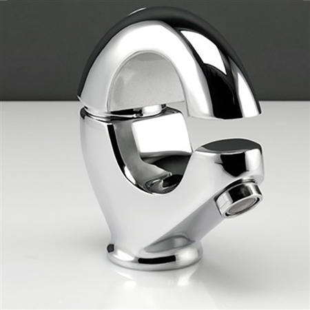 Hotel Designed Monarc Deck Mount Chrome Polished Finish Pull Out Bathroom Sink Mixer Tap