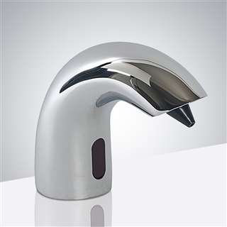 Automatic Deck Mount Chrome Finish Commercial Sensor Soap Dispenser