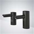BathSelect Matte Black Finish Automatic Commercial Sensor Faucet And Matching Soap Dispenser
