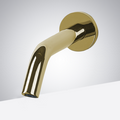 Brio Wall Mount Commercial Sensor Faucet In Gold Finish
