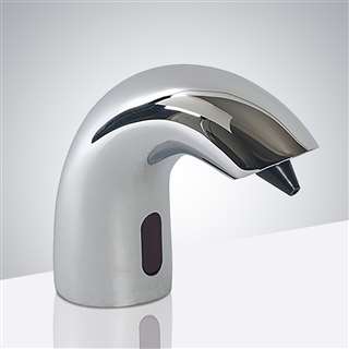 Brio Commercial Deck Mount Automatic Motion Sensor Soap Dispenser In Chrome Finish