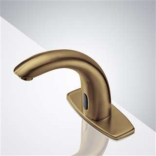 Antique Gold touchless bathroom faucets