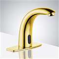 Gold Plated Contemporary touchless bathroom faucets