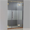 Ultra Sleek Rectangle Shaped Designer Sliding Glass Shower Door