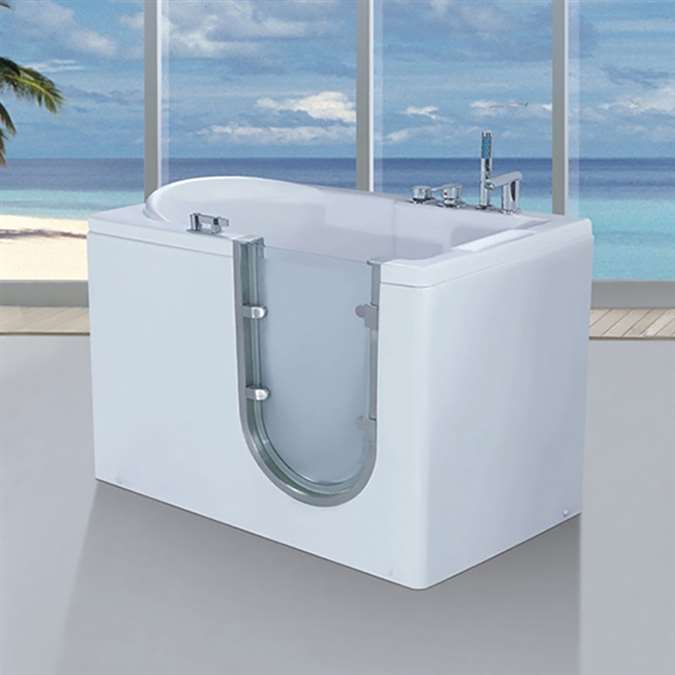 BathSelect Lyon Deep Walk-in Bathtub for Seniors