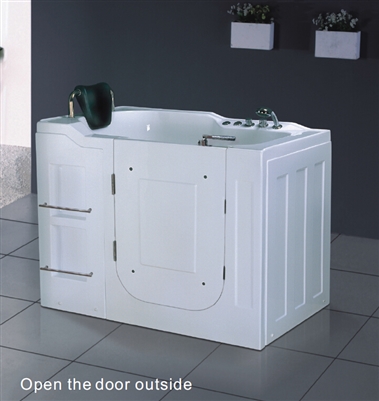 BathSelect Montpellier Acrylic Massage Walk-in Tub