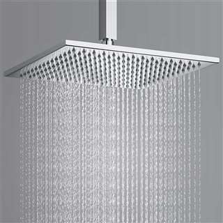 Contemporary Massage Shower Head In Chrome Finish