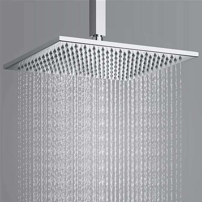 Contemporary Massage Shower Head In Chrome Finish