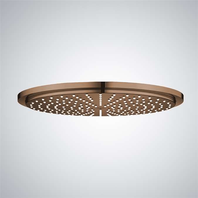 shower head multicolor led light oil rubbed bronze