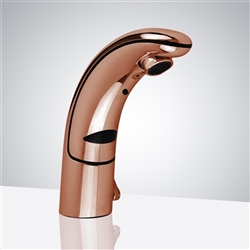 For Luxury Suite Brio Commercial Automatic Rose Gold Sensor Faucet