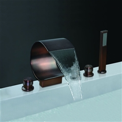 Bronze Waterfall Bathroom Faucet