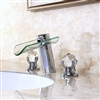 BathSelect Hotel Chrome Finish Bathroom Sink Mixer Tap with Crystal Handles