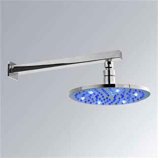 shower head with multicolor led