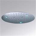 Hotel 20" MIlan Recessed Stainless Steel Round Color Changing LED Rain Shower Head