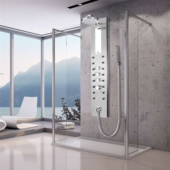 Onassis Rain Style Massage Jets Shower Panel System