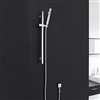 Chrome Sliding Bar with Handheld Shower for Thermostatic Shower System