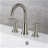 Créteil Brushed Nickel Bathroom Widespread Vanity Sink Faucet Lead Free