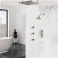 Nickel Finish Ceiling Mount Rainfall Shower Head