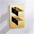 Ohio Brass Shower Mixer Gold Tone Finish