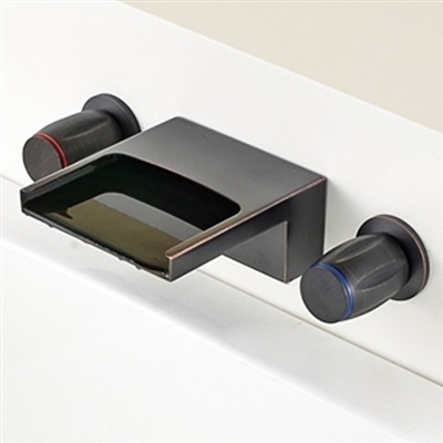 Mina Dark Oil Rubbed Bronze Wall Mounted Faucet