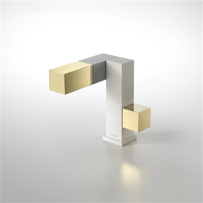 Bravat Gold Faucet mixer brass body air mix technology