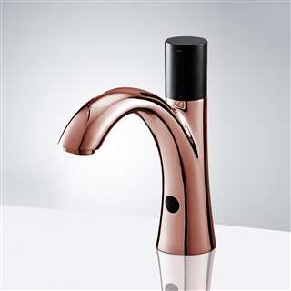 Cancun Rose Gold Automatic Commercial Hands Free Faucet