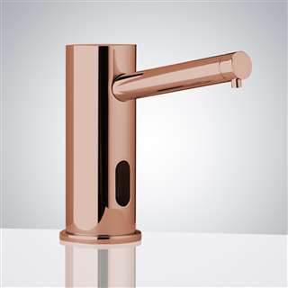 Stainless Steel Automatic Commercial Rose Gold Sensor Soap Dispenser