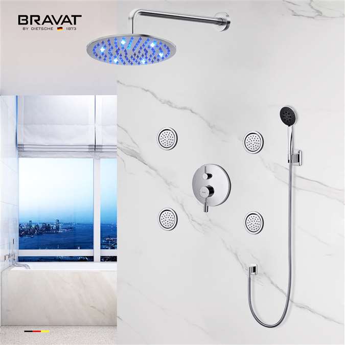Bravat Bathroom Shower Set faucets